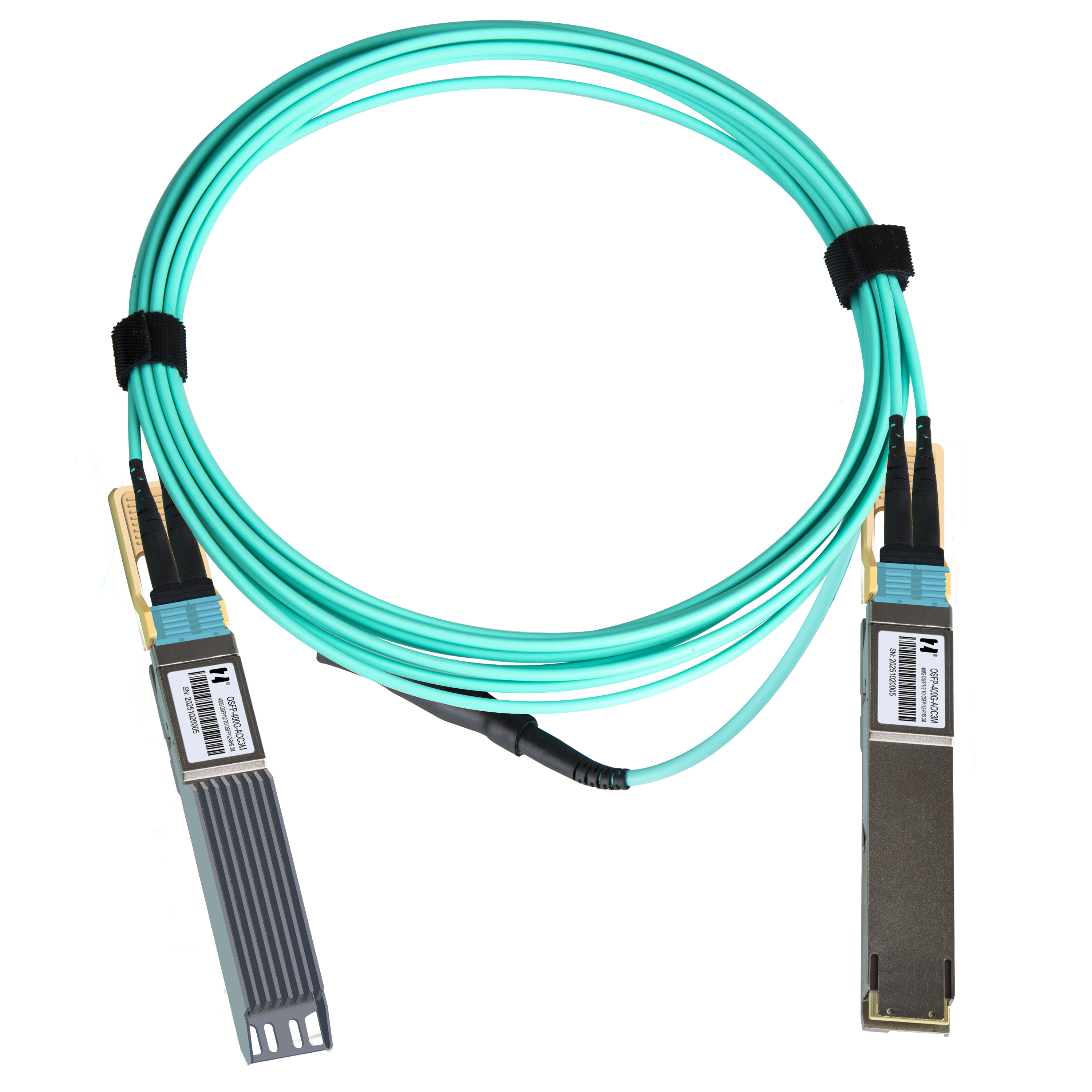 鸿章400G-AOC高速传输OSFP112 TO OSFP-RHS多模直连光缆超算IB